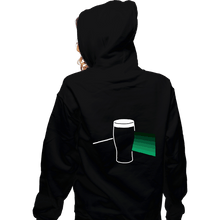 Load image into Gallery viewer, Daily_Deal_Shirts Zippered Hoodies, Unisex / Small / Black Dark Side Of The Pint
