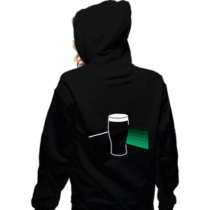 Daily_Deal_Shirts Zippered Hoodies, Unisex / Small / Black Dark Side Of The Pint