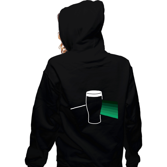 Daily_Deal_Shirts Zippered Hoodies, Unisex / Small / Black Dark Side Of The Pint