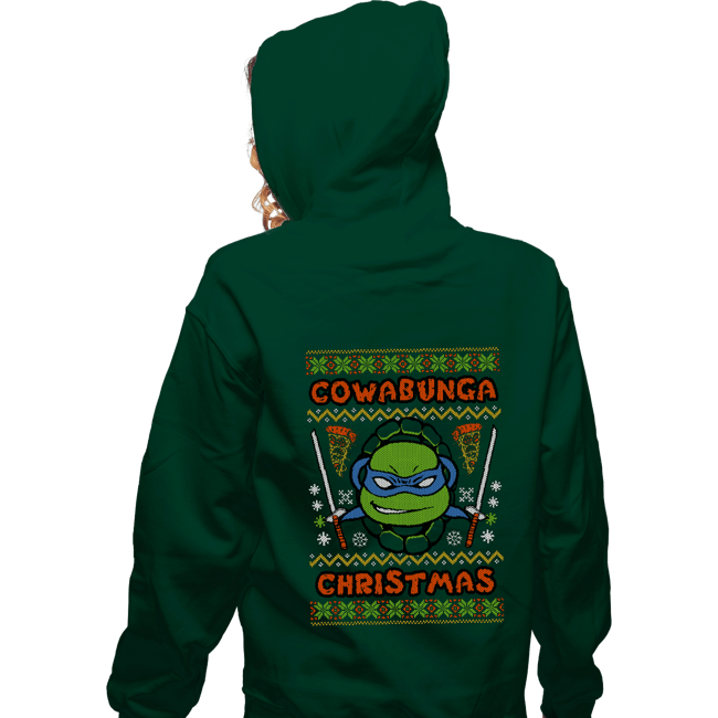 Shirts Zippered Hoodies, Unisex / Small / Irish Green Leonardo Christmas