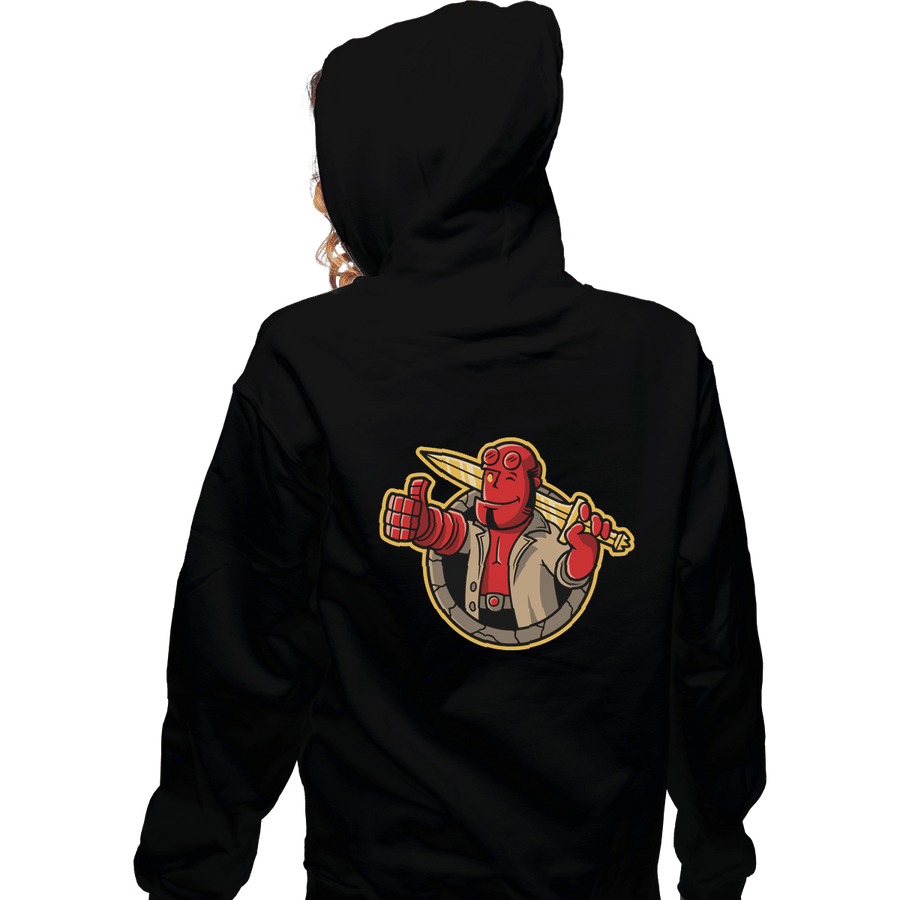 Shirts Zippered Hoodies, Unisex / Small / Black The Right Hand Of Approval