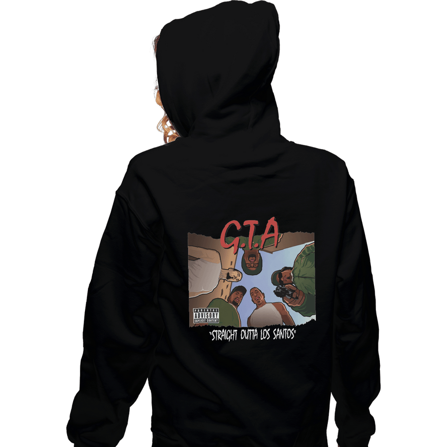 Shirts Pullover Hoodies, Unisex / Small / Black Straight Outta Los Santos
