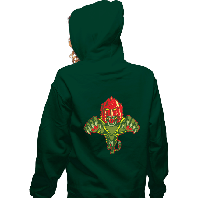Secret_Shirts Zippered Hoodies, Unisex / Small / Irish Green Eternia Battlecats