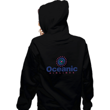 Load image into Gallery viewer, Shirts Zippered Hoodies, Unisex / Small / Black Oceanic Airlines

