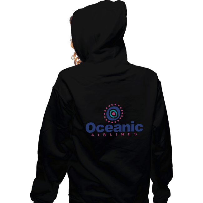 Shirts Zippered Hoodies, Unisex / Small / Black Oceanic Airlines