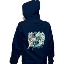 Load image into Gallery viewer, Daily_Deal_Shirts Zippered Hoodies, Unisex / Small / Navy Future Heroes
