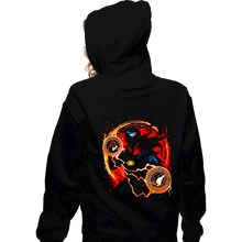 Load image into Gallery viewer, Daily_Deal_Shirts Zippered Hoodies, Unisex / Small / Black Sorcerer Supreme of Madness
