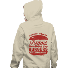 Load image into Gallery viewer, Shirts Zippered Hoodies, Unisex / Small / White Benny&#39;s Burgers
