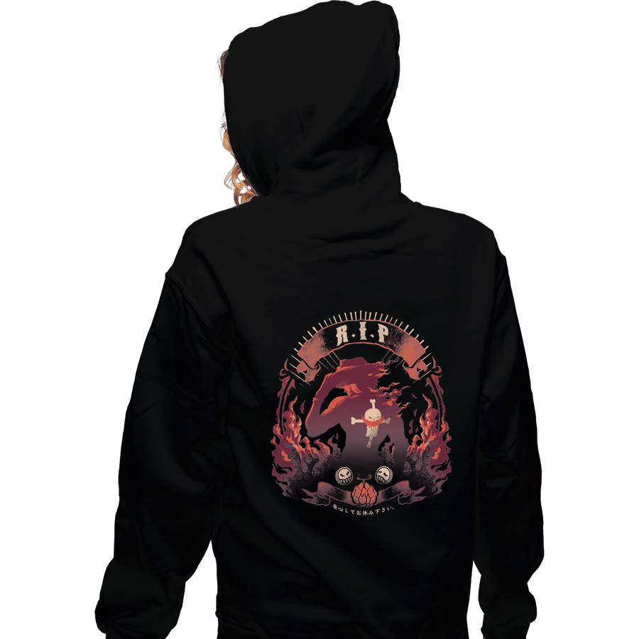 Shirts Zippered Hoodies, Unisex / Small / Black RIP Ace