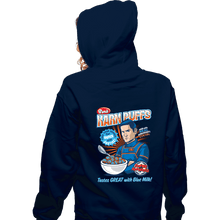 Load image into Gallery viewer, Daily_Deal_Shirts Zippered Hoodies, Unisex / Small / Navy Karn Puffs
