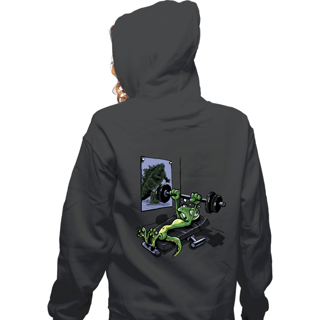 Secret_Shirts Zippered Hoodies, Unisex / Small / Dark Heather Training For Kaiju
