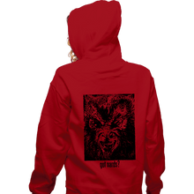 Load image into Gallery viewer, Secret_Shirts Zippered Hoodies, Unisex / Small / Red Got Nards
