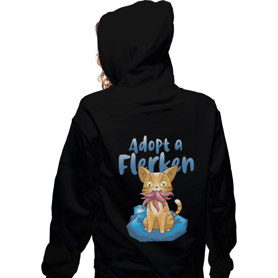 Shirts Zippered Hoodies, Unisex / Small / Black Adopt A Flerken