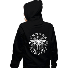 Load image into Gallery viewer, Shirts Zippered Hoodies, Unisex / Small / Black Survive Emblem
