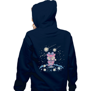 Shirts Pullover Hoodies, Unisex / Small / Navy Starry Owl