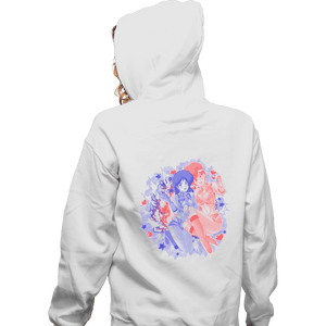 Shirts Zippered Hoodies, Unisex / Small / White Dirty Pair