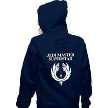 Load image into Gallery viewer, Secret_Shirts Zippered Hoodies, Unisex / Small / Navy J.M. Superstar
