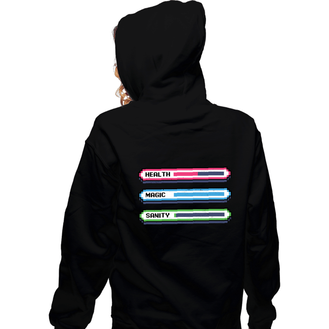 Secret_Shirts Zippered Hoodies, Unisex / Small / Black Current Stats