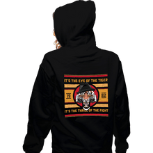 Load image into Gallery viewer, Secret_Shirts Zippered Hoodies, Unisex / Small / Black Eye Of The Tiger

