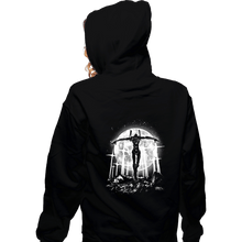 Load image into Gallery viewer, Shirts Zippered Hoodies, Unisex / Small / Black Moonlight Pilot
