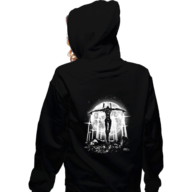 Shirts Zippered Hoodies, Unisex / Small / Black Moonlight Pilot