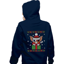 Load image into Gallery viewer, Shirts Zippered Hoodies, Unisex / Small / Navy Peltzer Christmas
