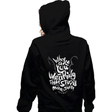Load image into Gallery viewer, Secret_Shirts Zippered Hoodies, Unisex / Small / Black That Man Suit
