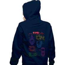Load image into Gallery viewer, Daily_Deal_Shirts Zippered Hoodies, Unisex / Small / Navy Digivices
