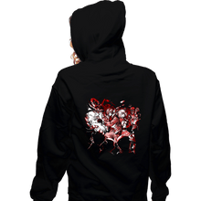 Load image into Gallery viewer, Daily_Deal_Shirts Zippered Hoodies, Unisex / Small / Black Survival Horror
