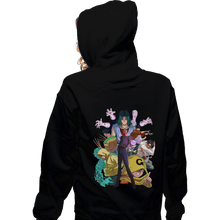 Load image into Gallery viewer, Daily_Deal_Shirts Zippered Hoodies, Unisex / Small / Black Sensui Seven
