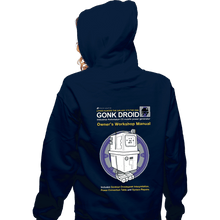 Load image into Gallery viewer, Daily_Deal_Shirts Zippered Hoodies, Unisex / Small / Navy Gonk Manual
