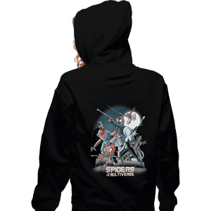 Shirts Zippered Hoodies, Unisex / Small / Black Spiders Of The Multiverse