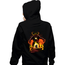 Load image into Gallery viewer, Daily_Deal_Shirts Zippered Hoodies, Unisex / Small / Black You Shall Not Pass, Krampus!
