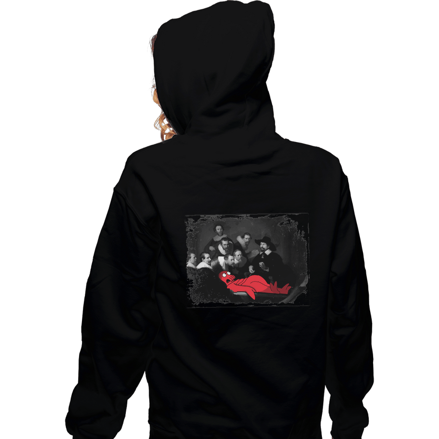 Shirts Pullover Hoodies, Unisex / Small / Black Anatomy Lesson
