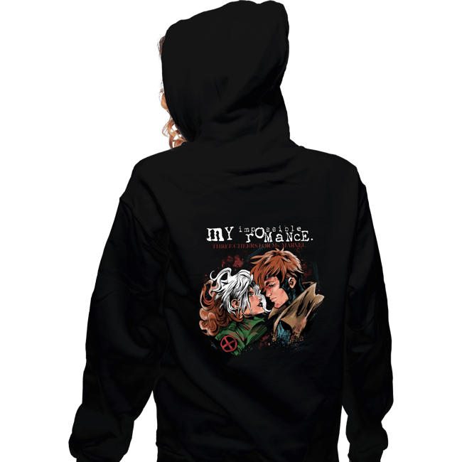 Daily_Deal_Shirts Zippered Hoodies, Unisex / Small / Black My Impossible Romance