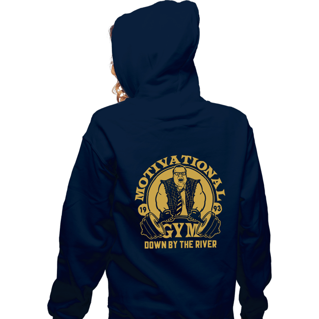Secret_Shirts Zippered Hoodies, Unisex / Small / Navy Foley's Gym