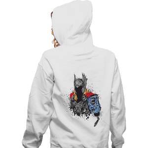 Shirts Zippered Hoodies, Unisex / Small / White The Power Of Thunder