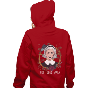 Shirts Zippered Hoodies, Unisex / Small / Red Sabrina Not Today