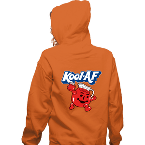 Shirts Zippered Hoodies, Unisex / Small / Red Kool AF Man