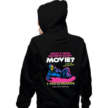 Load image into Gallery viewer, Daily_Deal_Shirts Zippered Hoodies, Unisex / Small / Black 1-900-SCREAM96
