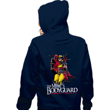 Load image into Gallery viewer, Daily_Deal_Shirts Zippered Hoodies, Unisex / Small / Navy The Merc&#39;s Bodyguard
