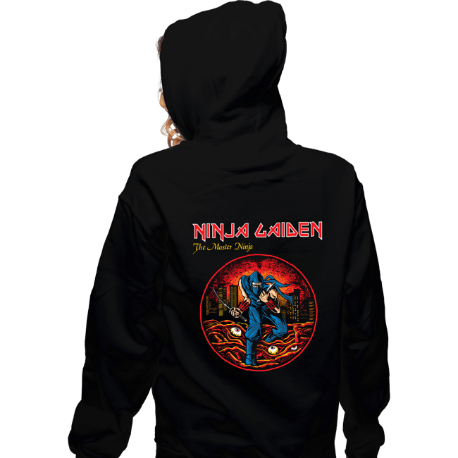 Daily_Deal_Shirts Zippered Hoodies, Unisex / Small / Black Legend Of The Dragon Sword