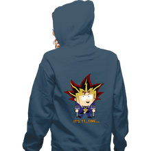 Load image into Gallery viewer, Daily_Deal_Shirts Zippered Hoodies, Unisex / Small / Indigo Blue Duel Time
