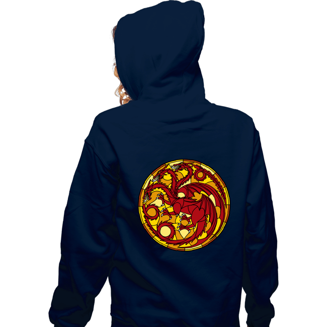 Daily_Deal_Shirts Zippered Hoodies, Unisex / Small / Navy Age Of The Dragon