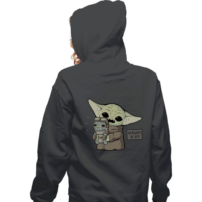 Daily_Deal_Shirts Zippered Hoodies, Unisex / Small / Dark Heather Fluffy Anzellan