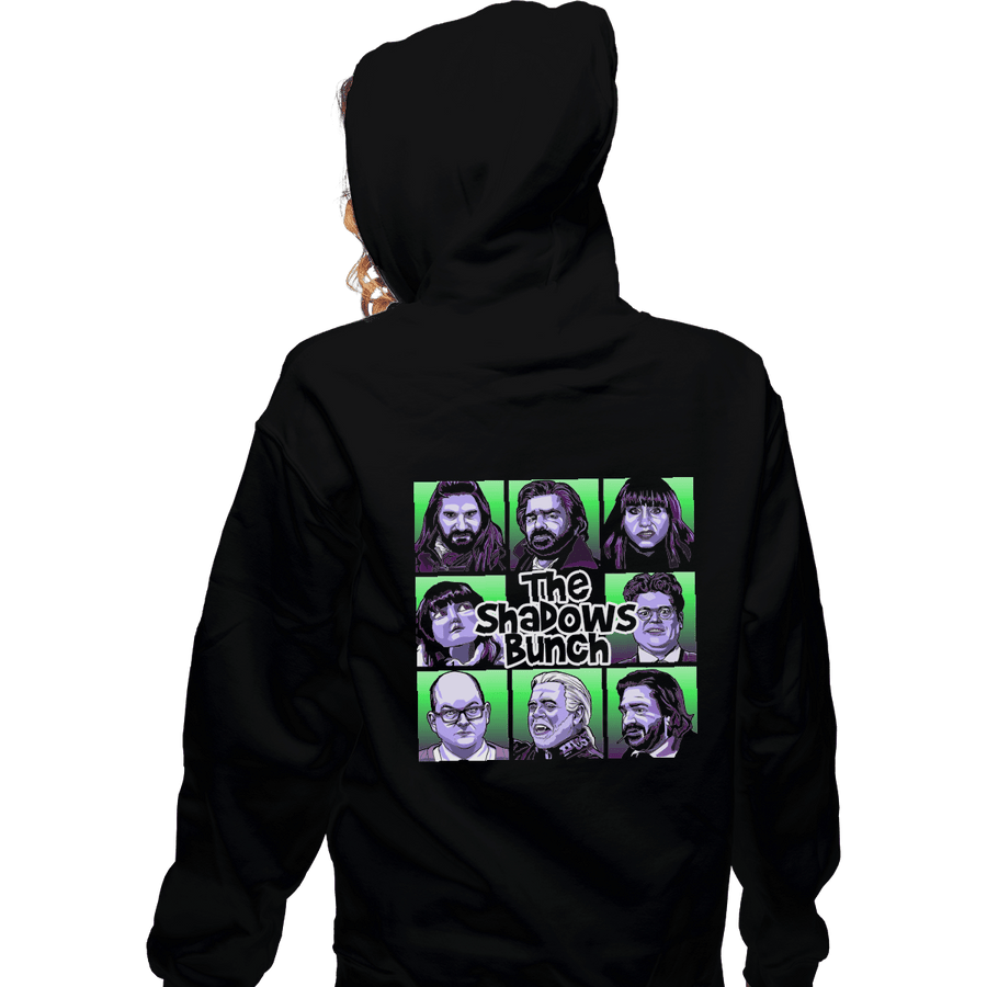 Shirts Zippered Hoodies, Unisex / Small / Black The Shadows Bunch
