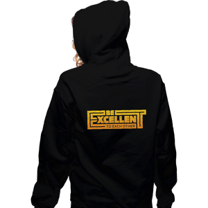 Shirts Pullover Hoodies, Unisex / Small / Black Keanu Be Excellent To Each Other
