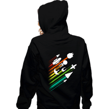 Load image into Gallery viewer, Shirts Zippered Hoodies, Unisex / Small / Black Warp Speed
