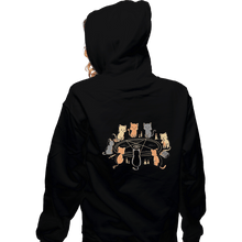 Load image into Gallery viewer, Shirts Zippered Hoodies, Unisex / Small / Black Cat Ritual
