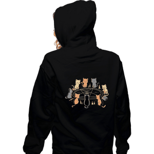 Shirts Zippered Hoodies, Unisex / Small / Black Cat Ritual